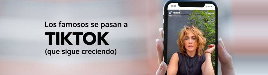 Jennifer López es una de las famosas que tienen en TikTok su red social favorita